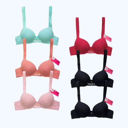 BRASSIER TEXTURA ACANALADA LV1652