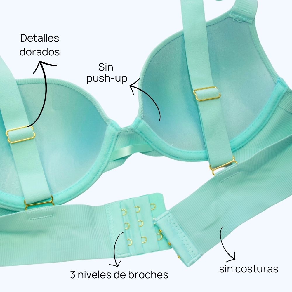 BRASSIER TEXTURA ACANALADA LV1652