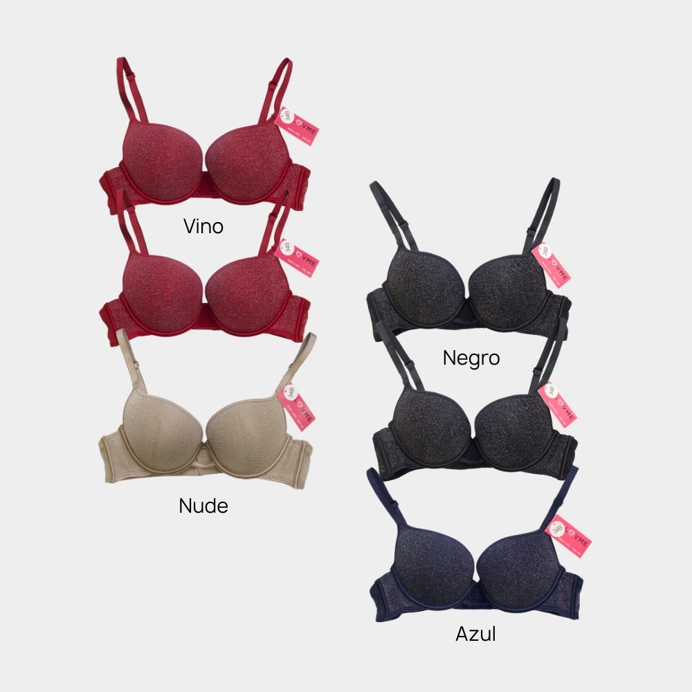 BRASSIER MESH BRILLOSO LV870