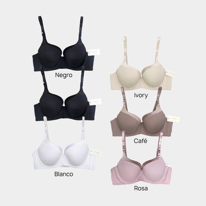 BRASSIER DETALLE SATINADO IB7394