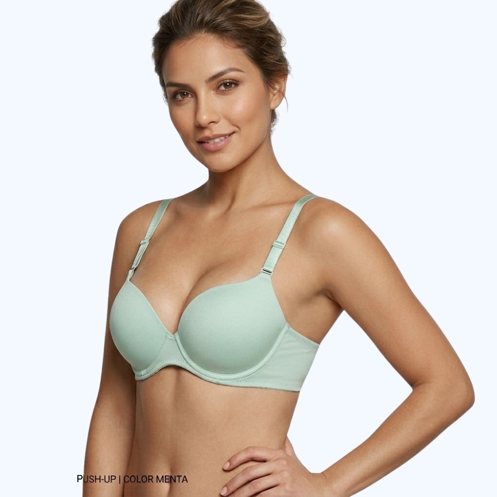 BRASSIER LISO DOBLE PUSH-UP 6003-65