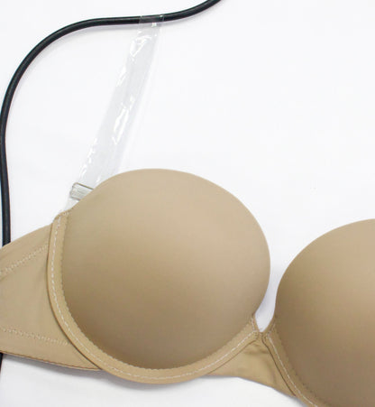 BRA STRAPLESS PUSH UP ESPALDA TRANSPARENTE  IB1854B