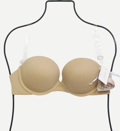 BRA STRAPLESS PUSH UP ESPALDA TRANSPARENTE  IB1854B