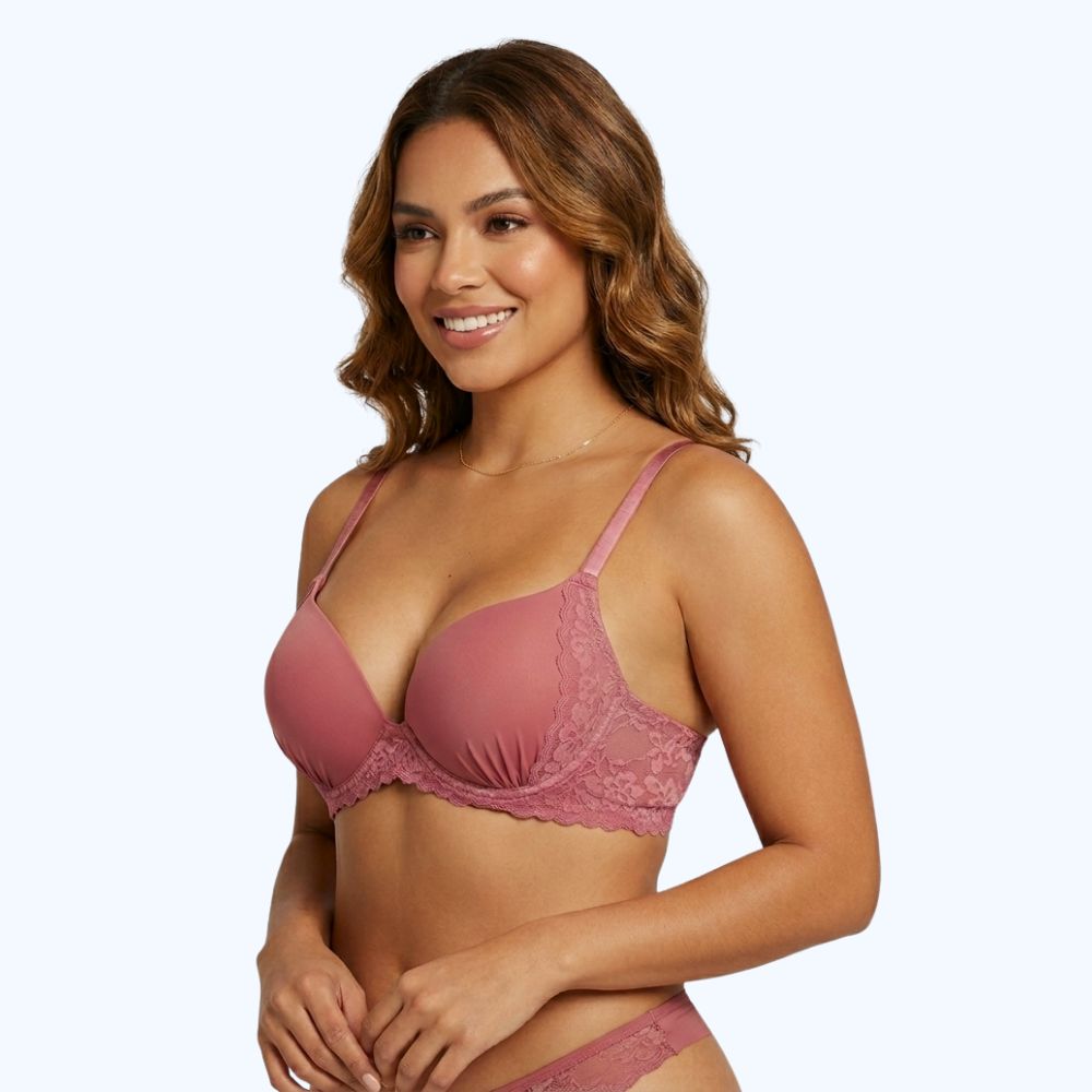 BRASSIER CON ENCAJE PUSH-UP LIGERO IB7420