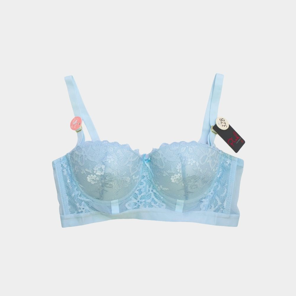 BRASSIER STRAPLESS MESH Y ENCAJE PI1422B