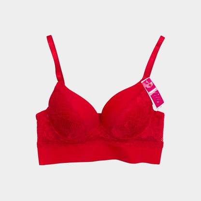 BRASSIER ROJO CON ENCAJE 6485R