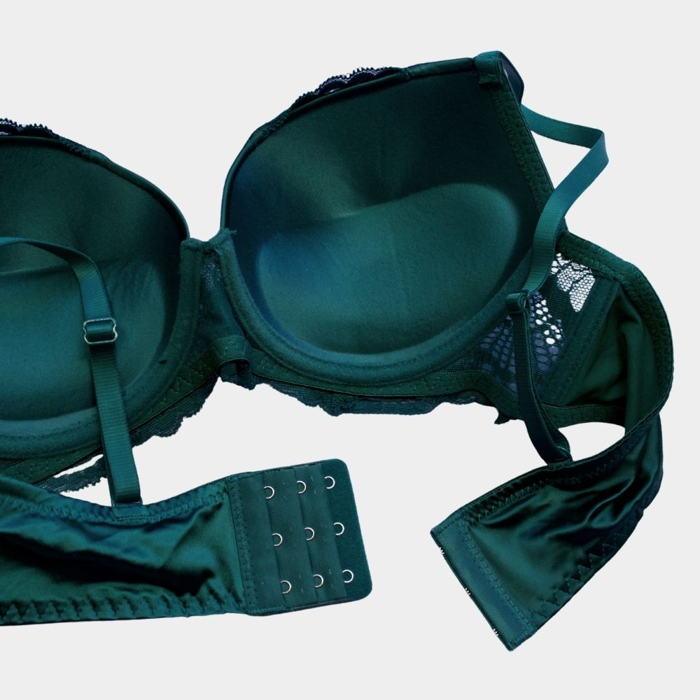 BRASSIER SATINADO CON DETALLES DE ENCAJE 68856