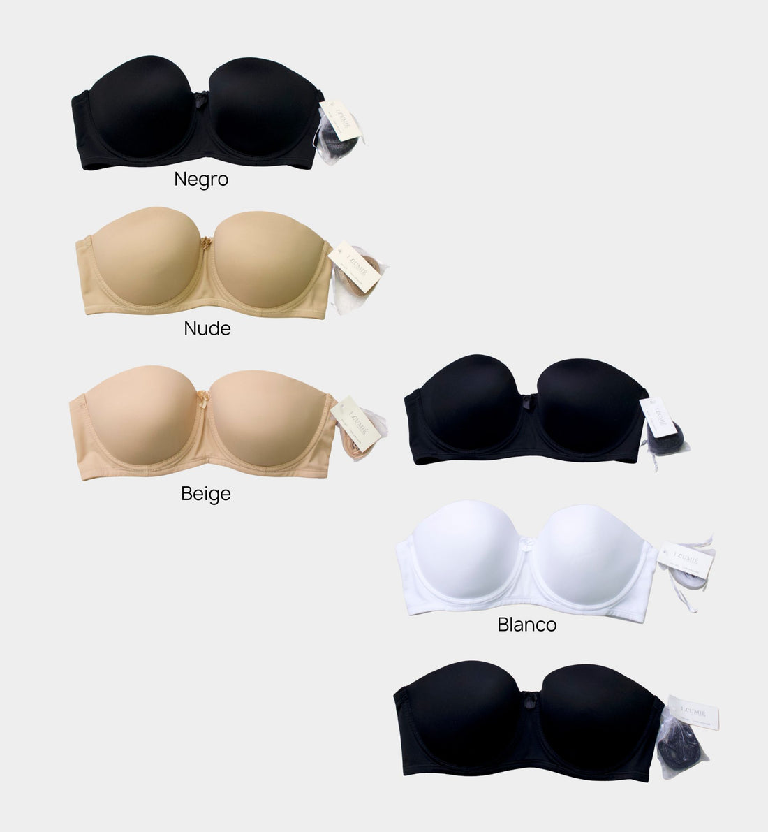 BRASSIER STRAPLESS BÁSICO COPA DD IB1502DB