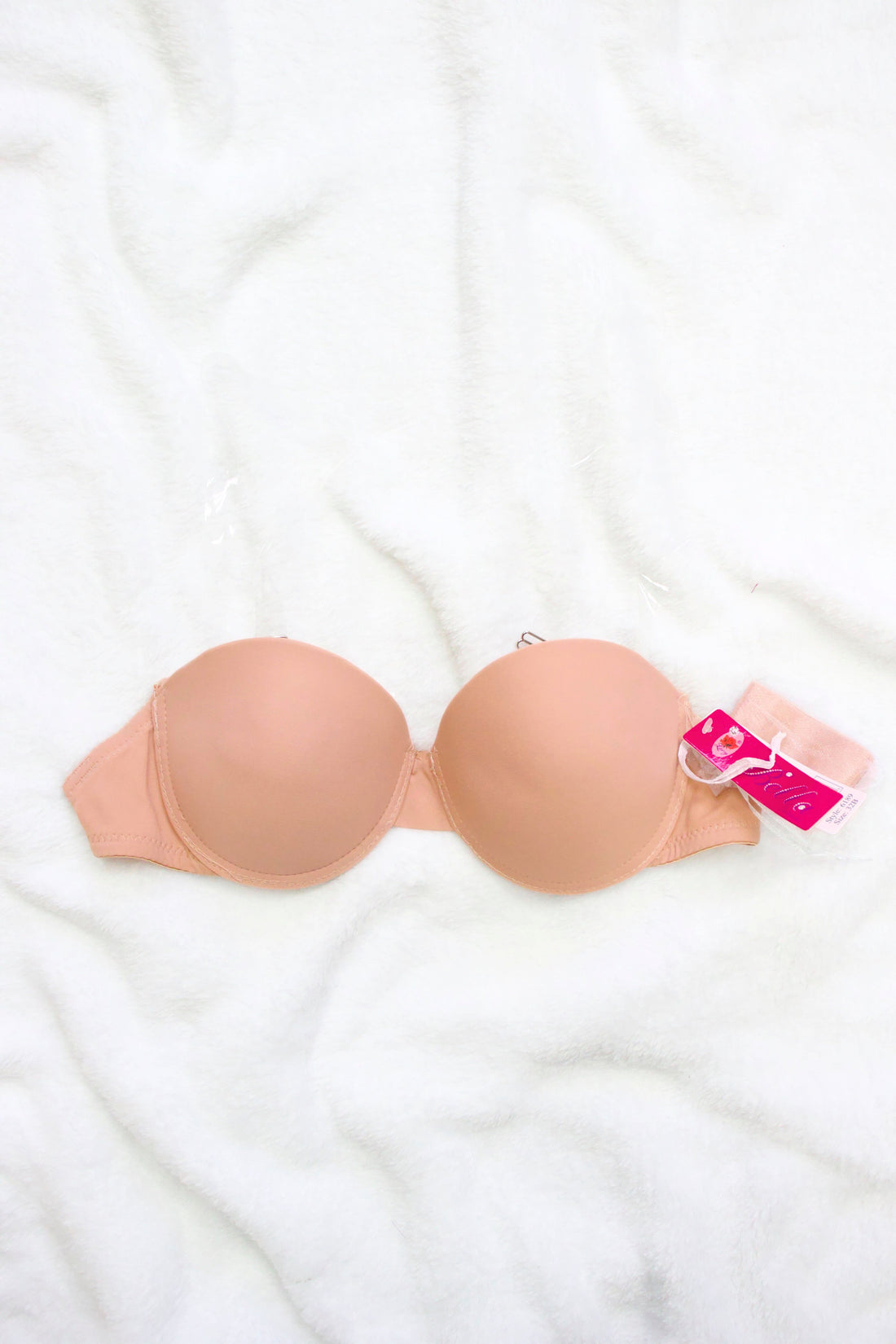 BRASSIER STRAPLESS TIRANTES Y ESPALDA TRANSPARENTE 6189