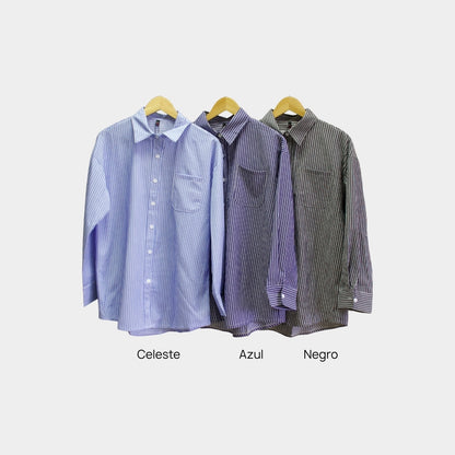 CAMISA RAYAS MANGA LARGA LV2644