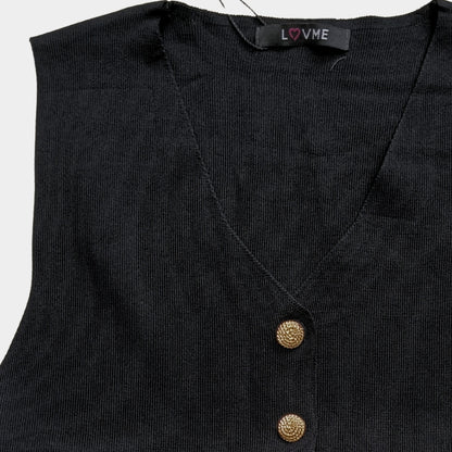 CHALECO BOTONES DORADOS LV2508132