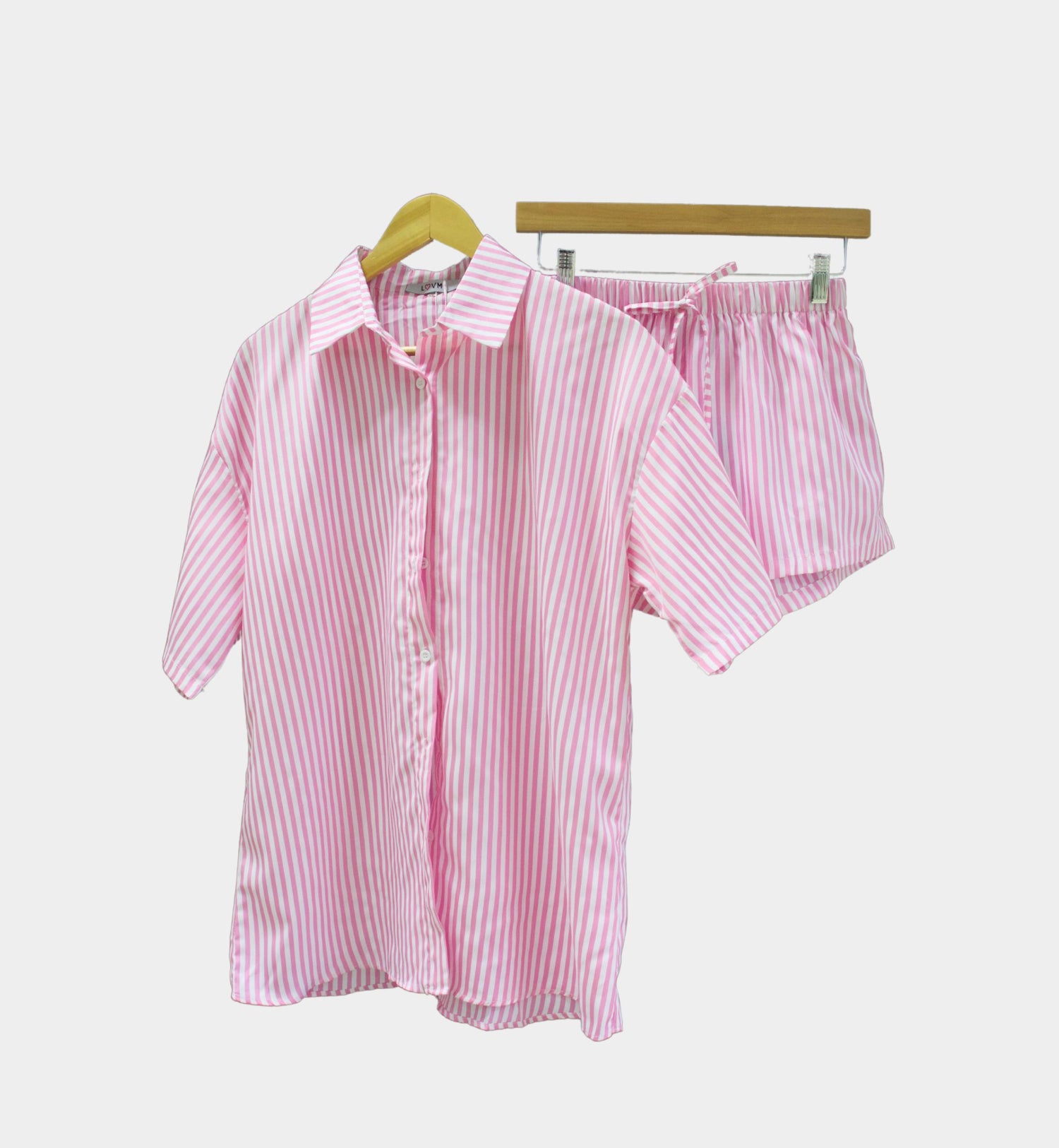 CAMISA-SHORT RAYAS LV6004