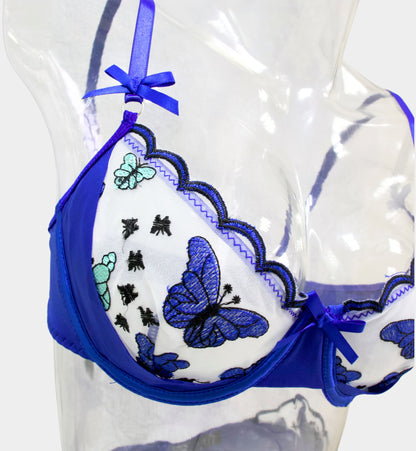 COORDINADO BORDADO DE MARIPOSAS 4378