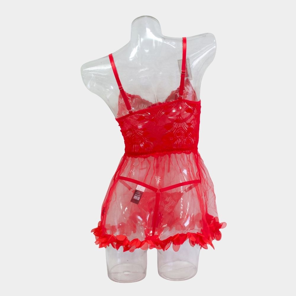 COORDINADO-VESTIDO ROJO 4405