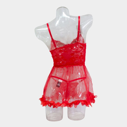 COORDINADO-VESTIDO ROJO 4405