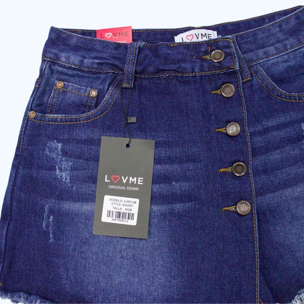 SHORT-FALDA CON BOTONES LV5012