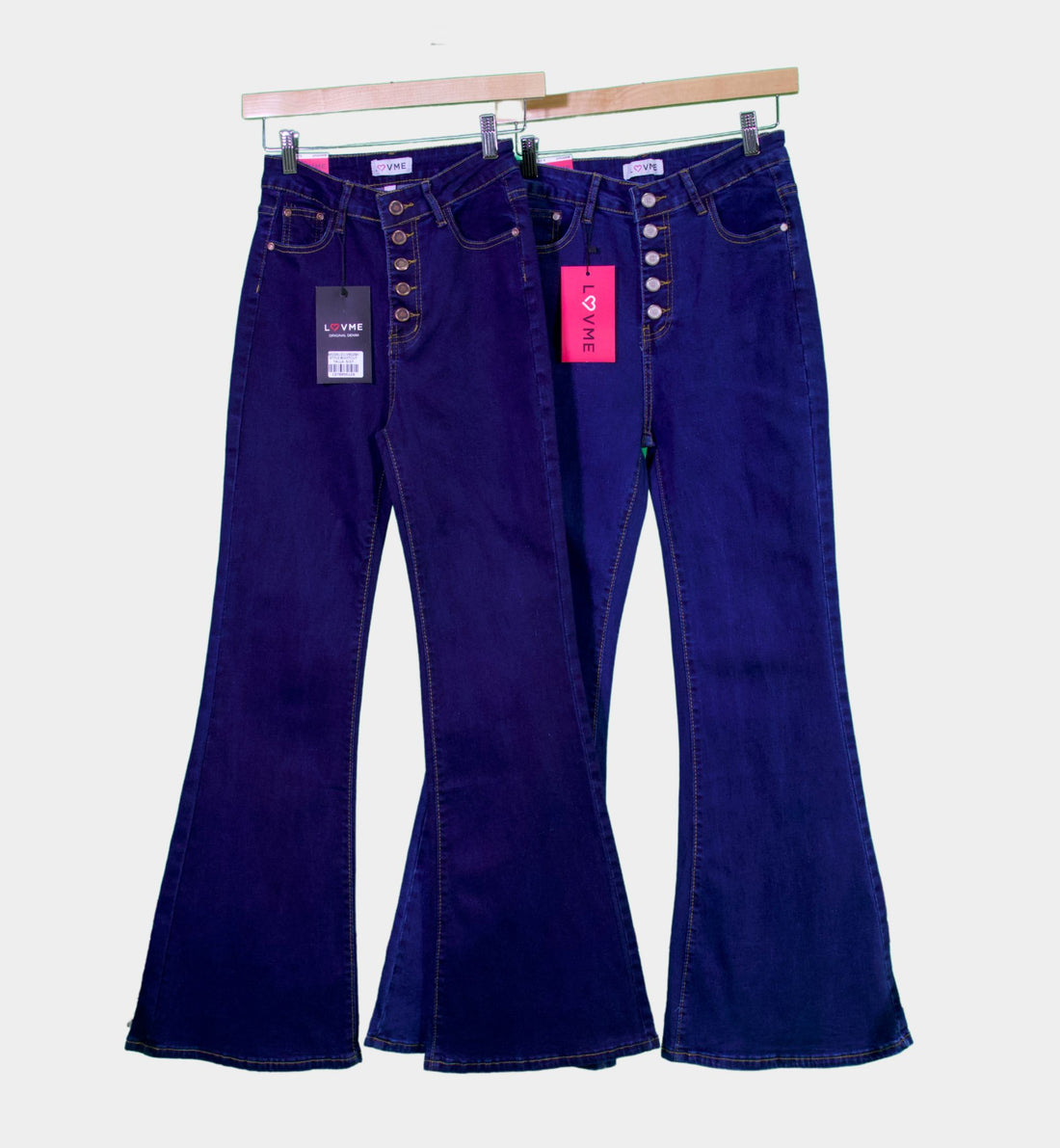 JEANS ACAMPANADO LISO LV5029