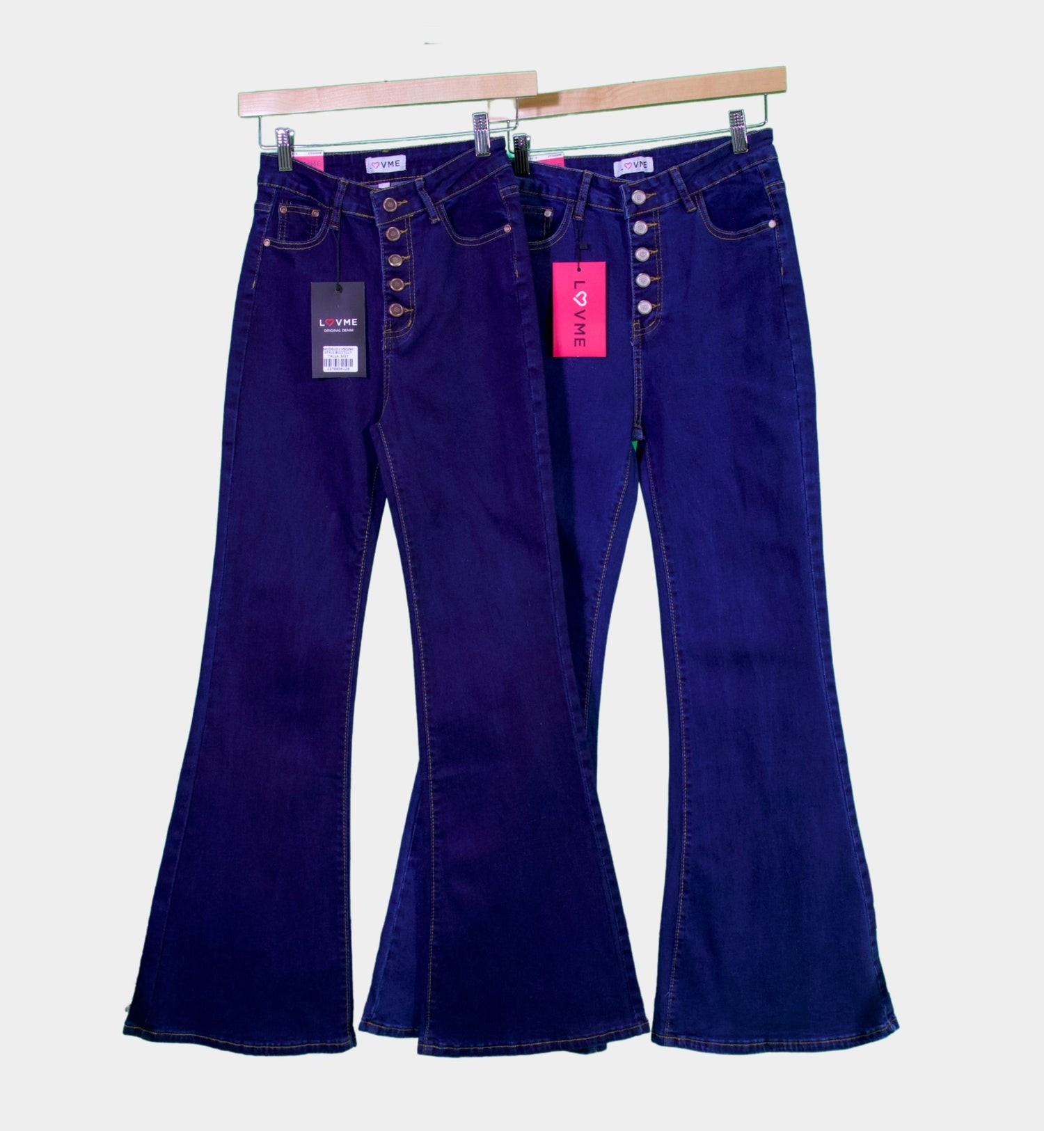 JEANS ACAMPANADO LISO LV5029