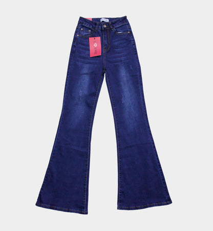 JEANS LISO ACAMPANADO LV90064