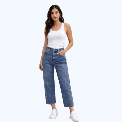 JEANS RECTO CROPPED 90420