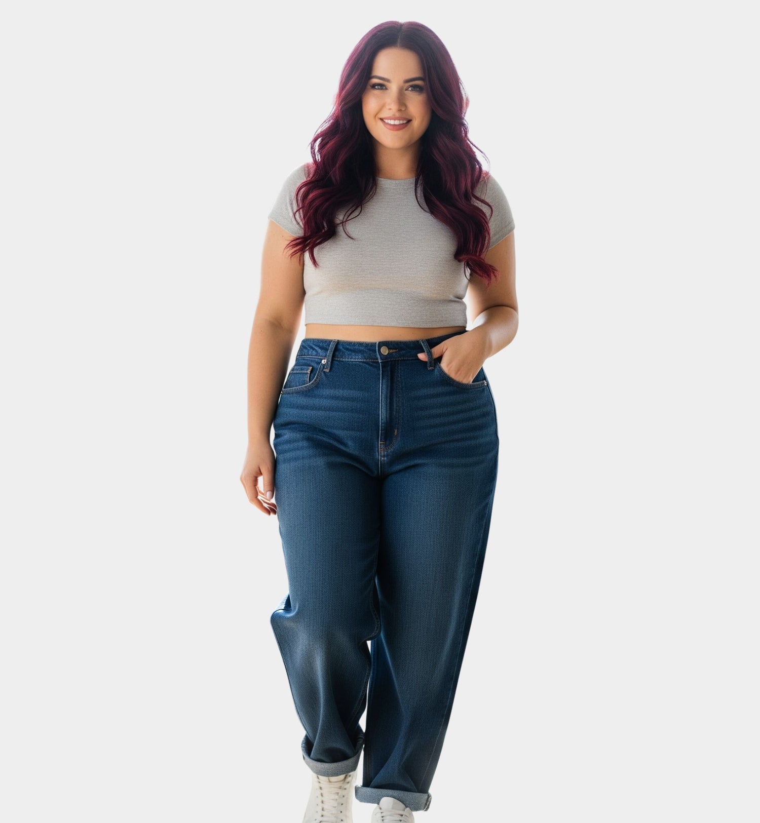JEANS LISO Y RECTO CURVY 90333XL