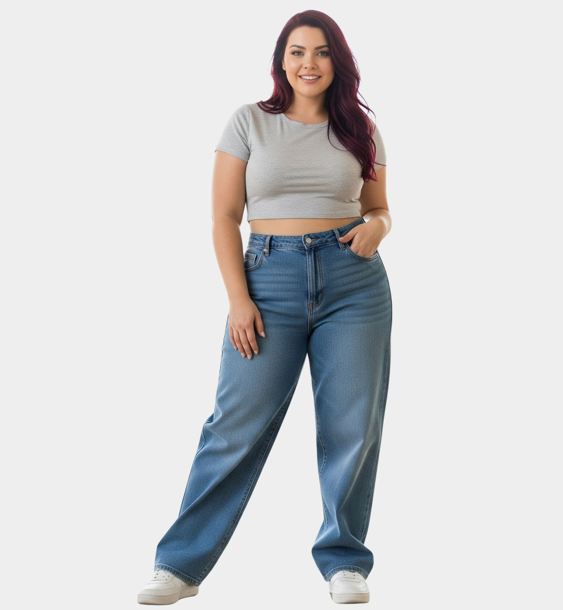 JEANS LISO Y RECTO CURVY 90333XL