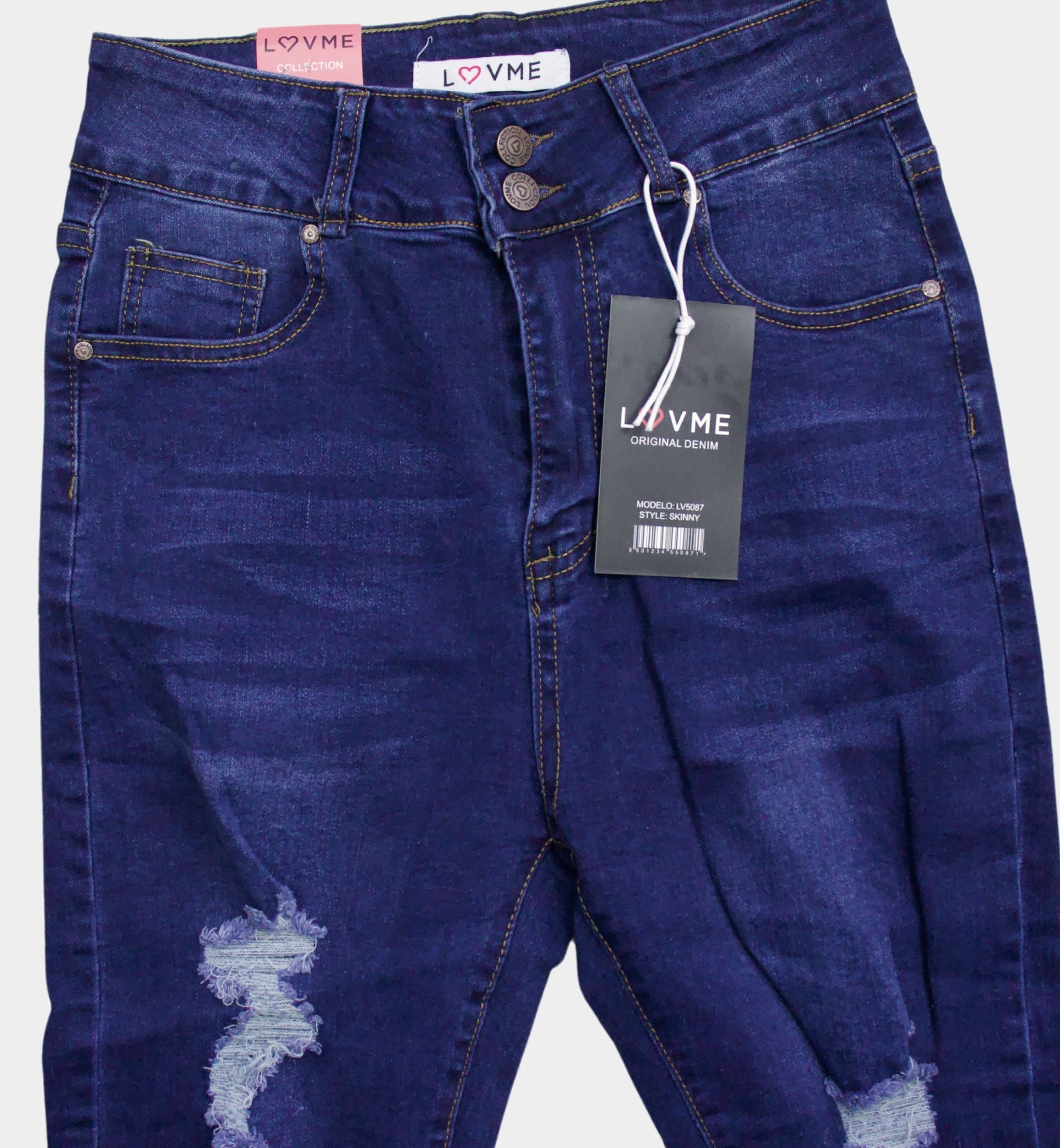 JEANS SKINNY DETALLE DESTRUCCIÓN LV5087