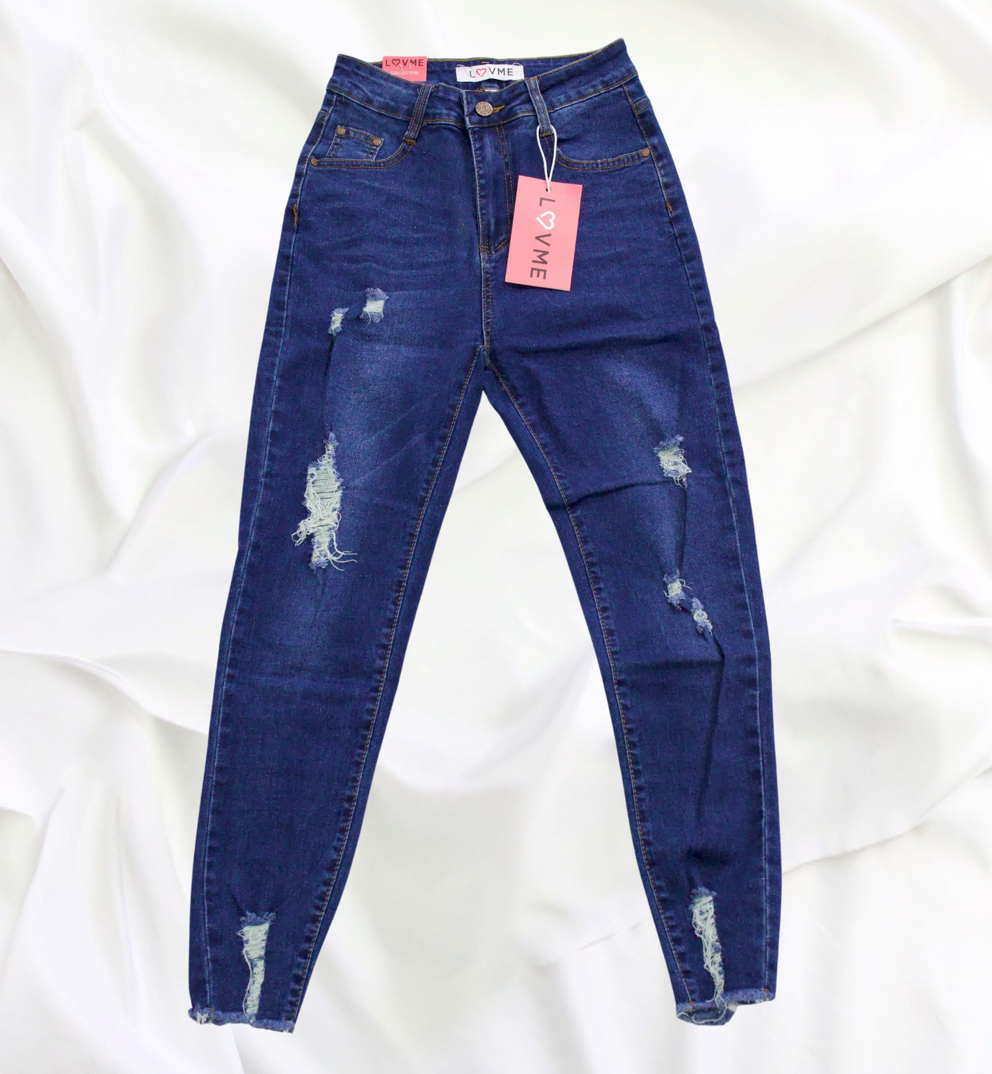 JEANS SKINNY DETALLES DE DESTRUCCIÓN LV90188