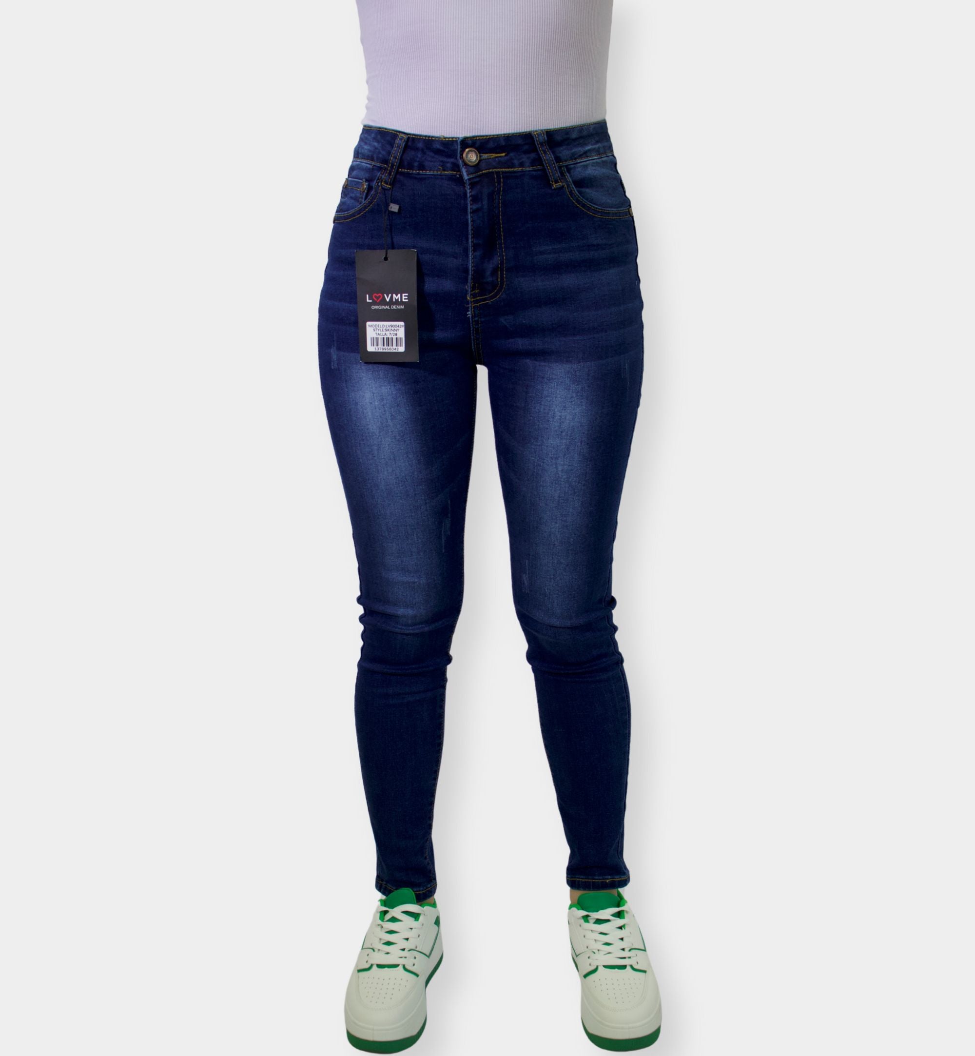 JEANS SKINNY LISO LV90042