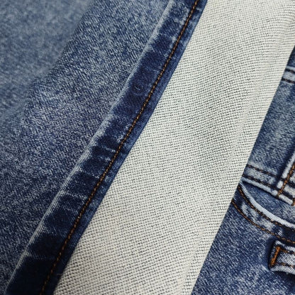 JEANS RECTO DESLAVADO "KNIT DENIM" 90405