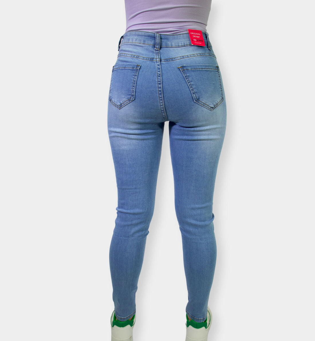 JEANS SKINNY RASGADO LV90037