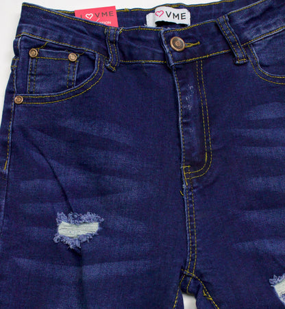 JEANS SKINNY CON DESTRUCCIÓN LV90004