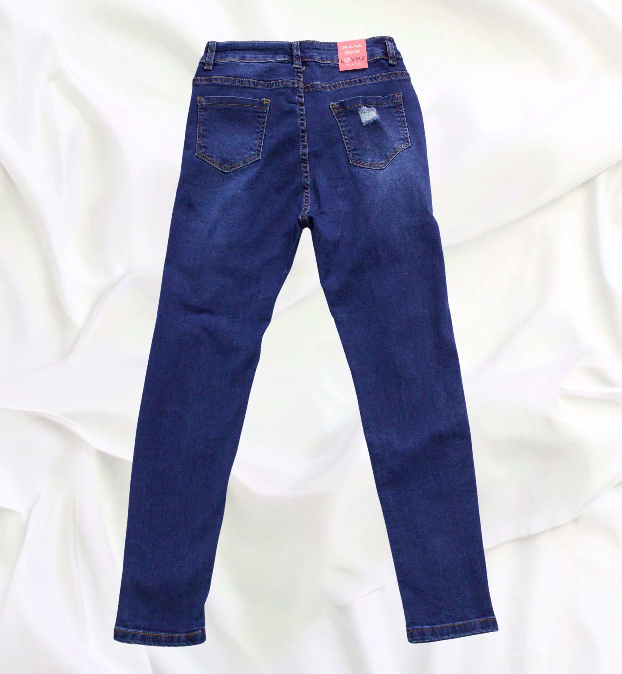 JEANS ESTILO SKINNY CON DESTRUCCIÓN LV90187