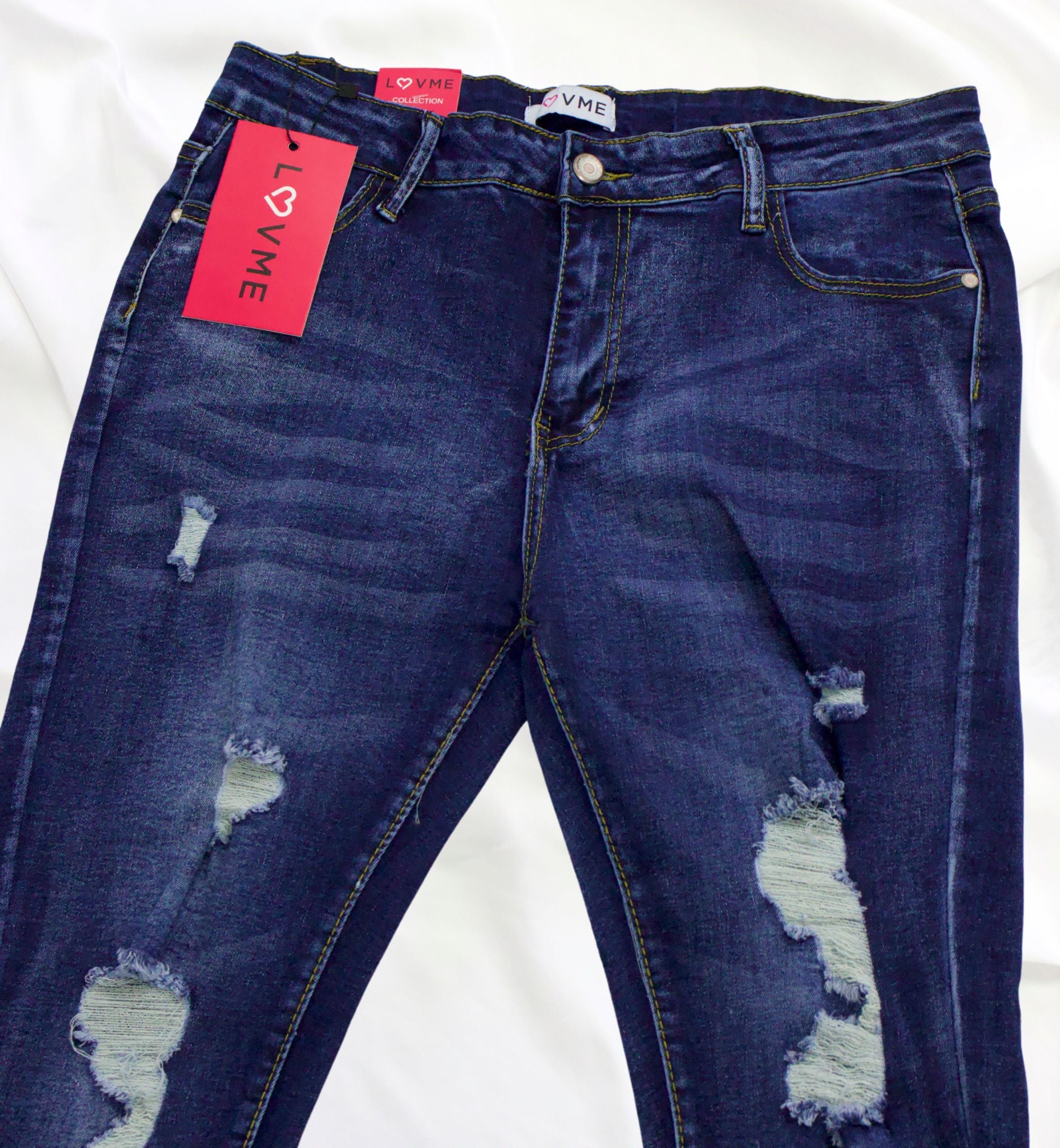 JEANS TALLAS EXTRA CON DESTRUCCIÓN LV90010