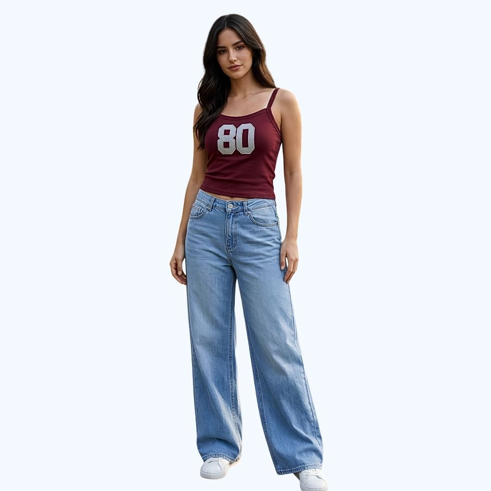 JEANS WIDE LEG CÓMODO 90418