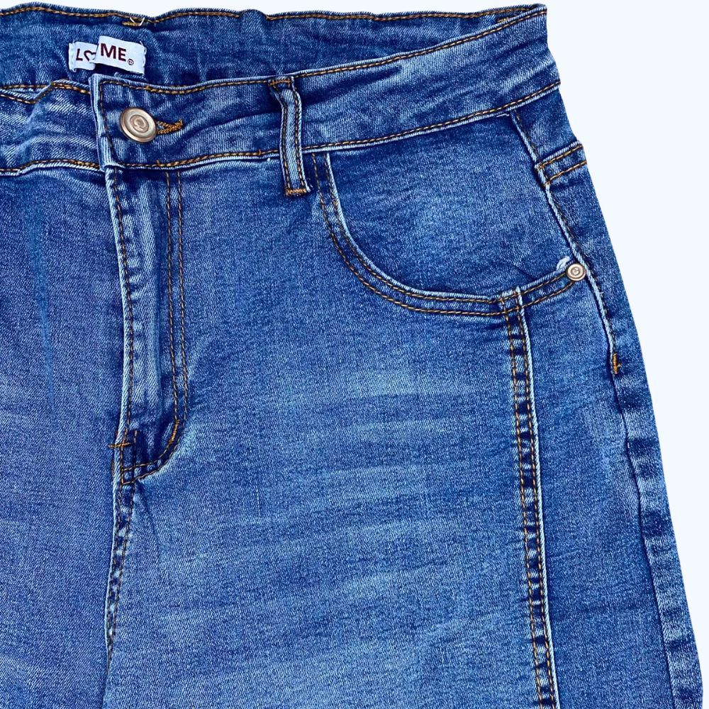JEANS RECTO AMPLIO TALLA EXTRA COSTURA CENTRAL LV5305X