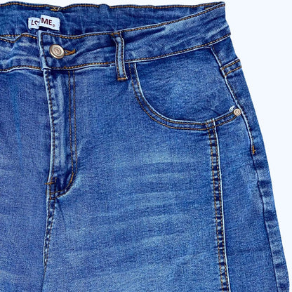 JEANS RECTO AMPLIO TALLA EXTRA COSTURA CENTRAL LV5305X