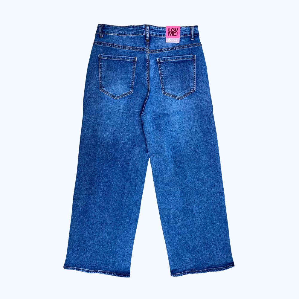 JEANS RECTO AMPLIO TALLA EXTRA COSTURA CENTRAL LV5305X