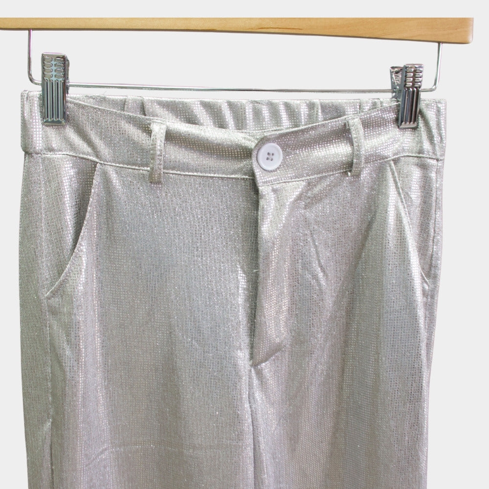 PANTALÓN PIERNA ANCHA BRILLOSO LV2618