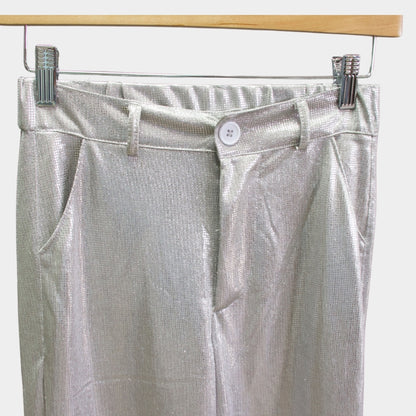 PANTALÓN PIERNA ANCHA BRILLOSO LV2618