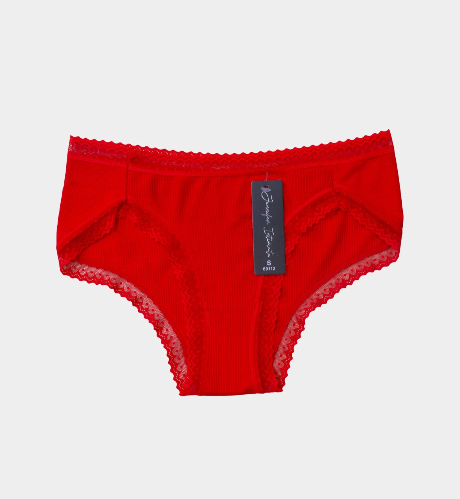 PANTY BIKINI DE ALGODÓN CON ENCAJE 69112