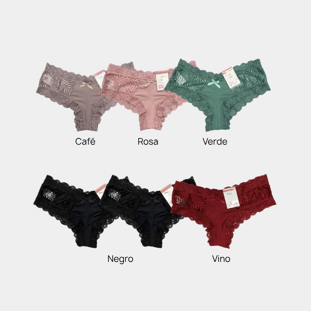 PANTY BIKINI DE ENCAJE PI148