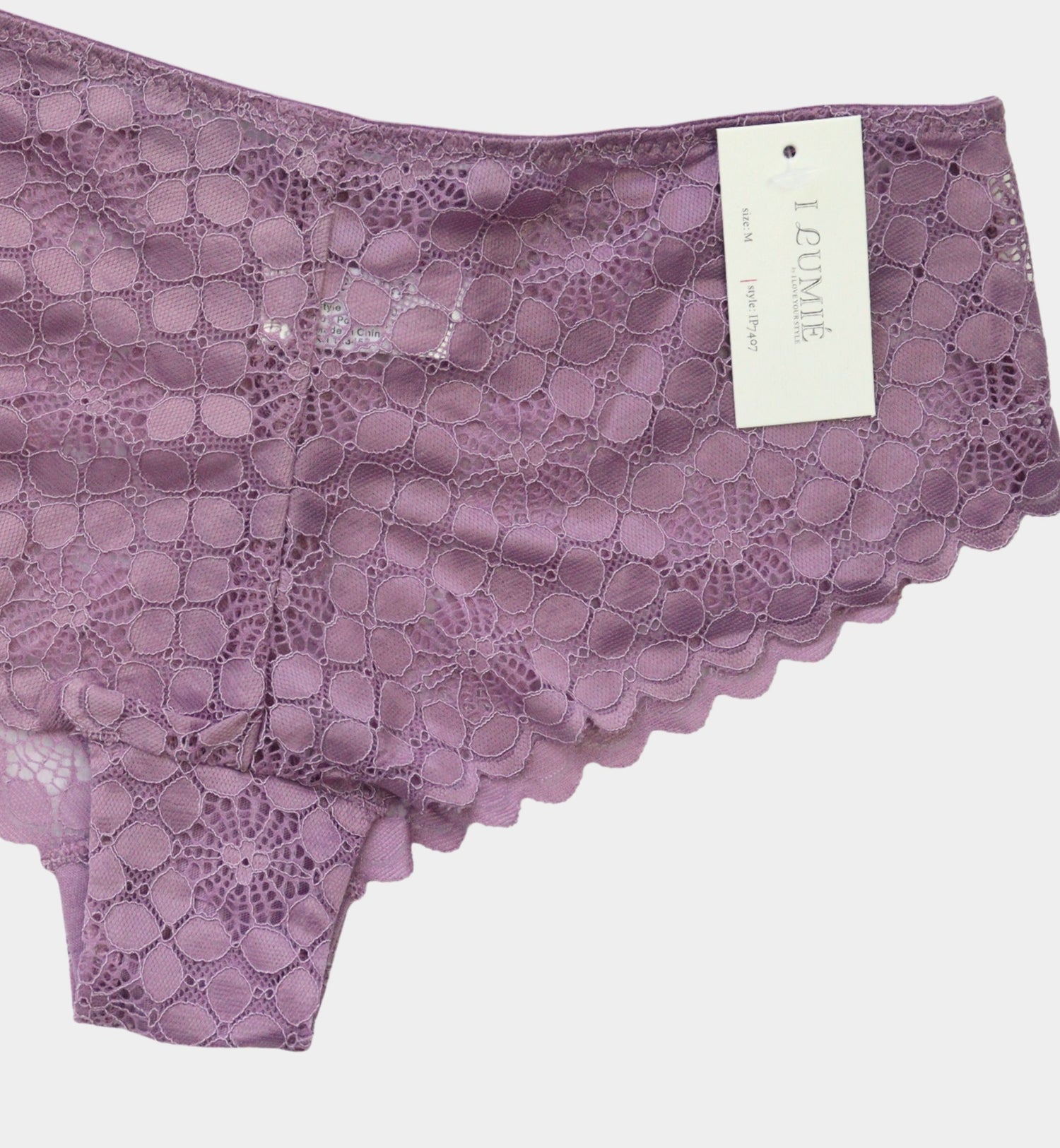 PANTY CACHETERO DE ENCAJE IP7407