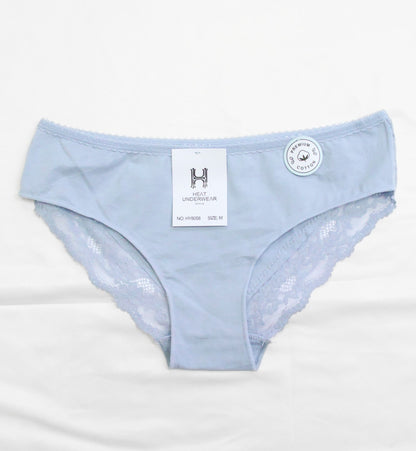 PANTY ALGODÓN CON  DETALLES DE ENCAJE HY8058