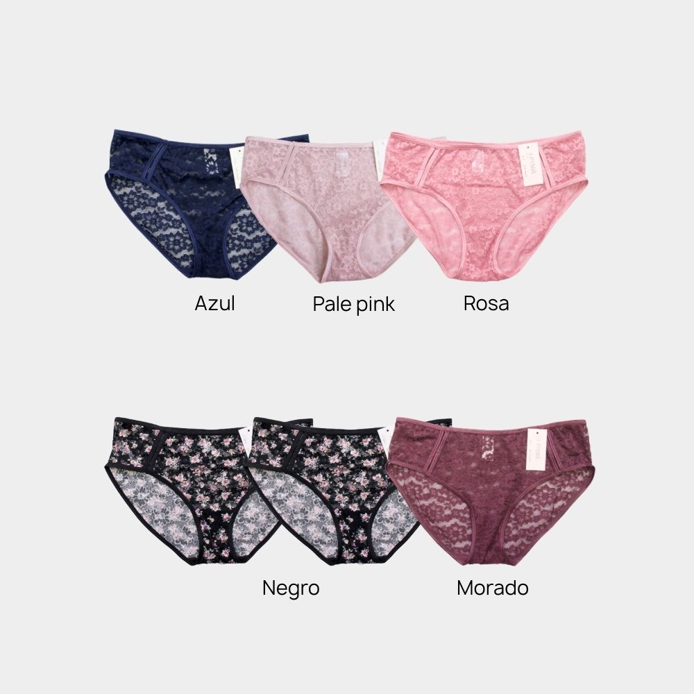 PANTY BIKINI DE ENCAJE IP7447P