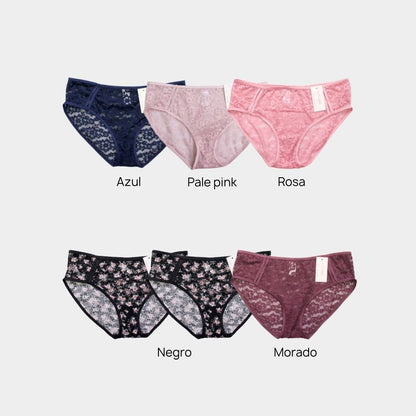 PANTY BIKINI DE ENCAJE IP7447P