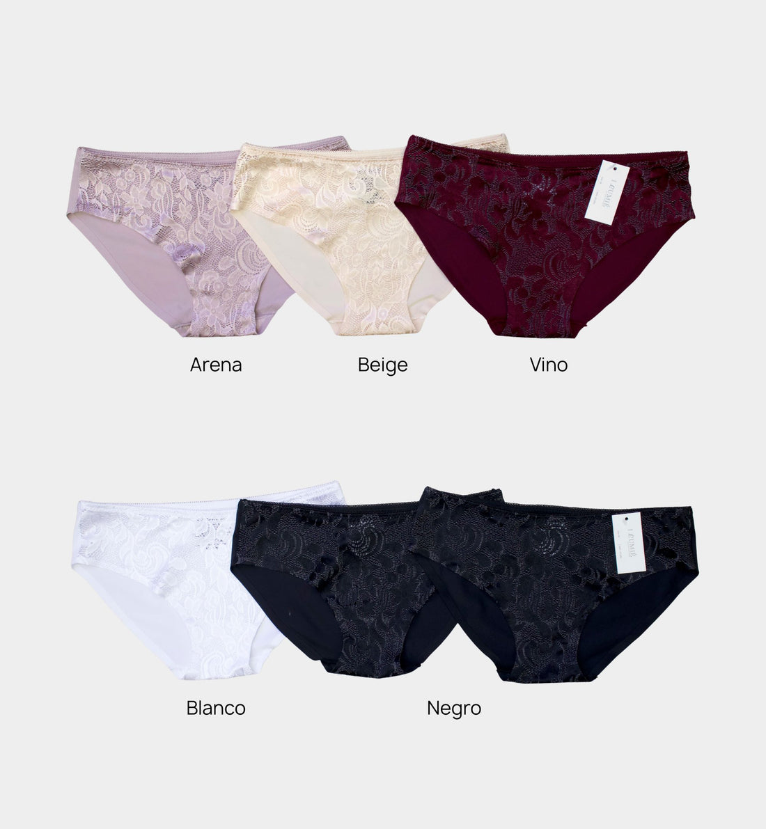 PANTY SIN COSTURA CON ENCAJE IP7386