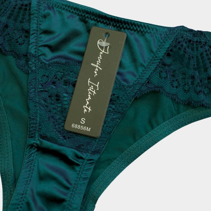 PANTY BIKINI SATINADA C/ENCAJE 68856M