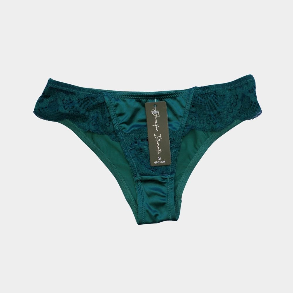 PANTY BIKINI SATINADA C/ENCAJE 68856M