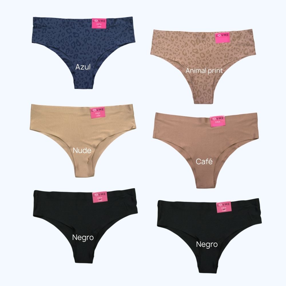 PANTY BIKINI SIN COSTURA SATINADA LV145P